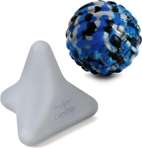 Vista 12 de Manual Trigger Point Massager Ball–Deep Tissue Massage Tool Verde menta