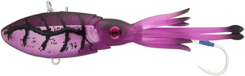 Vista 19 de Nomad Design Señuelo de pesca vibratorio patentado original de Squidtrex – Señuelo de plástico suave TPE con aroma añadido para agua salada