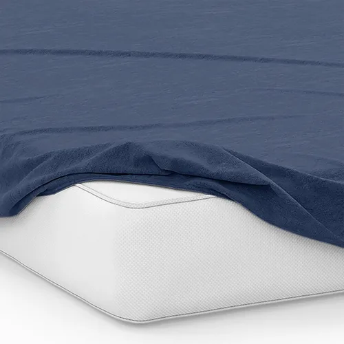 Vista 7 de Northwest Ashford Home Essentials Bedding - Juego de sábanas de 4 piezas, tamaño Full, Azul Estate