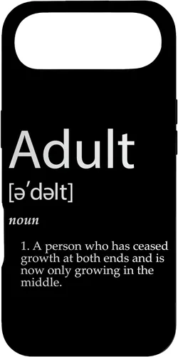 Vista 26 de Funny Adult Definition Joke for Parents Dad Mom Adults Case for iPhone XR