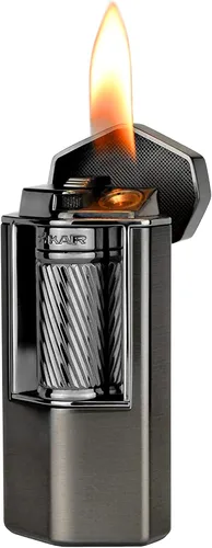 Vista 12 de Xikar Meridian - Encendedor de cigarros con triple llama suave, potente, elegante, innovador, encendido fiable, barra de rodillo grande y fácil