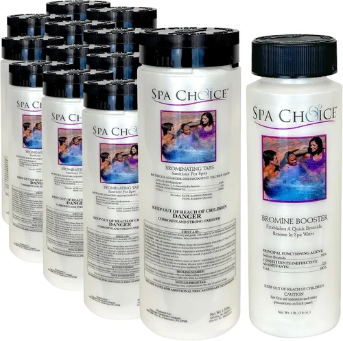 Vista 9 de SpaChoice 472-3-3001A Tabletas de bromo para bañera de hidromasaje de spa, 1.5 libras, con bromuro de sodio de 1 libra