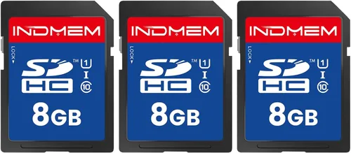 Vista 8 de Tarjeta SD de 512 MB (Paquete de 2), Tarjetas de memoria flash Clase 4 MLC, Tarjetas Secure Digital estándar de 512 MB (2 piezas)