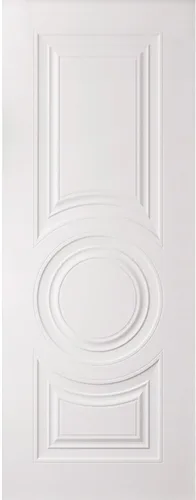 Vista 10 de SARTODOORS Puerta interior de 18 x 80 pulgadas Base 7801 blanca Manija de marco de panel regular individual Puertas de baño y dormitorio