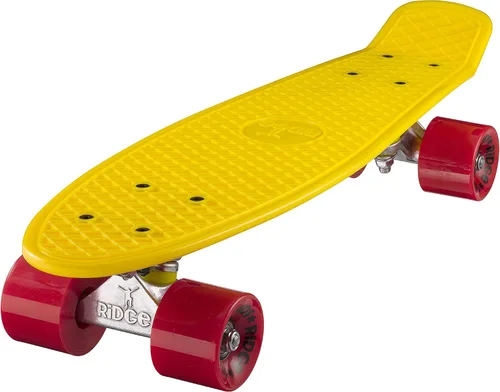 Vista 12 de Ridge Skateboard 55 cm Mini Cruiser Retro Stil in M Rollen Komplett U Fertig Montiert
