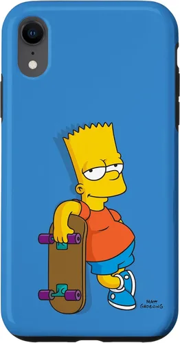 Vista 25 de The Simpsons Bart Simpson - Carcasa para iPhone 17, color azul cielo