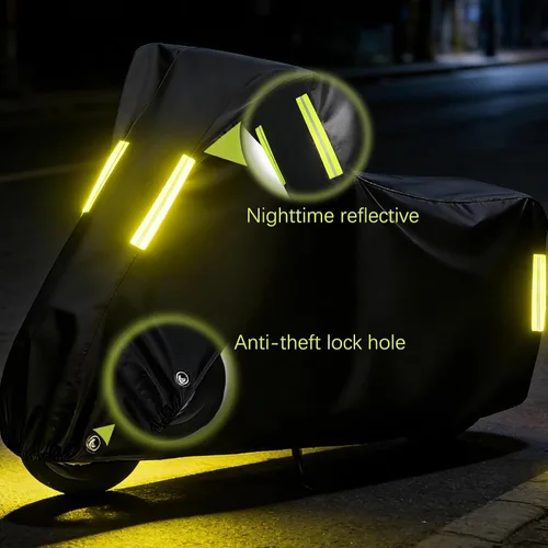 Vista 5 de Funda para motocicleta Tornax M 1, cubierta para motocicletas, ciclomotor, cubierta impermeable para el clima, protección solar al aire libre