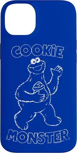 Vista 15 de Funda simple para iPhone 16 Sesame Street Cookie Monster