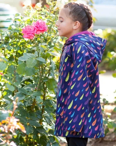 Vista 4 de OAKI Chaqueta impermeable Oakitech para niños pequeños y niños (talla grande)