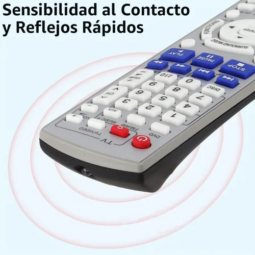 Vista 4 de EUR7662Y30 Control remoto compatible con sistema estéreo de cine en casa Panasonic DVD SA-HT740 SA-HT743 SA-HT744 SA-HT940 SA-HT740P SC-HT740