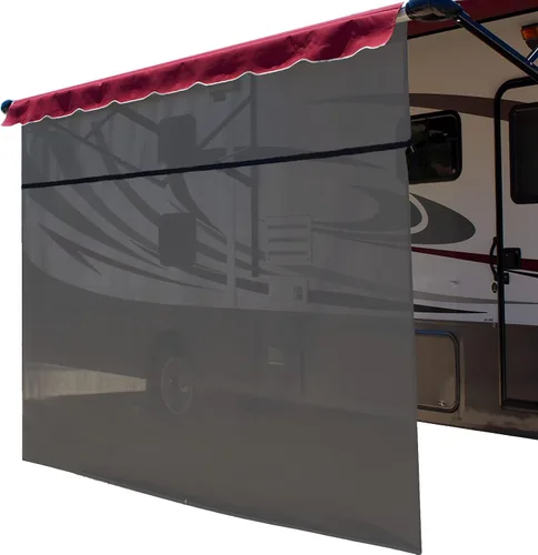 Vista 12 de ShadePro - Toldo lateral Vista - Pantalla de sombra para toldo de RV - Malla solar que bloquea el 87% de la luz solar - El único protector solar