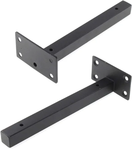 Vista 4 de Soportes de estante resistentes, soportes flotantes para estantes, estantes decorativos montados en la pared, soporte para colgar en la pared