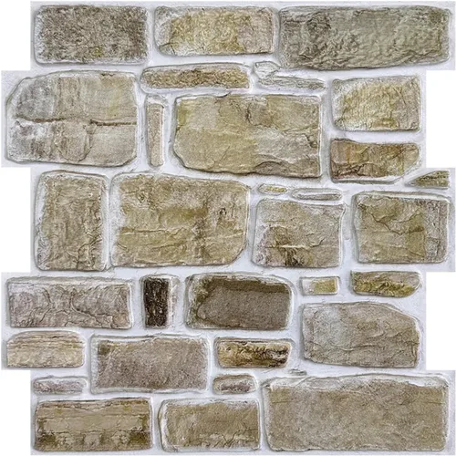 Vista 28 de Commomy Azulejos de pared 3D de madera sintética para despegar y pegar, 10 Madera-AB