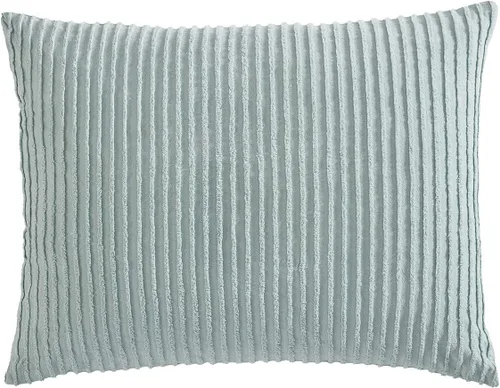 Vista 24 de Beatrice Home Fashions Colcha de chenilla Channel, King, color azul