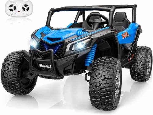 Vista 11 de 24V Ride On UTV Car 2 Seater Electric Ride On Juguete para Niños 4WD Camión Negro