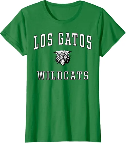 Vista 40 de Camiseta de Los Gatos de la escuela secundaria de Wildcats C1