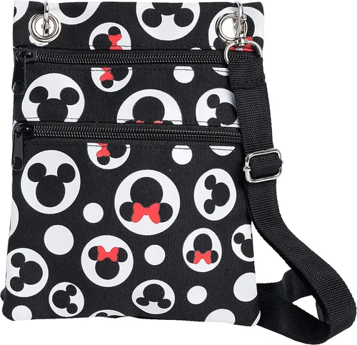 Vista 8 de Disney Bolso bandolera de viaje con estampado de Mickey Minnie