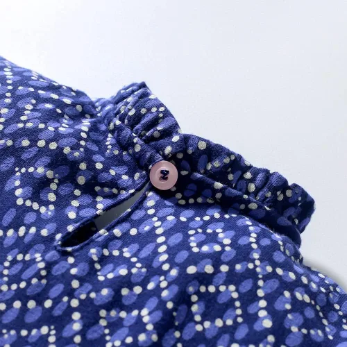 Vista 5 de LMYOVE Vestido casual de algodón para niñas pequeñas de 2 a 8 años