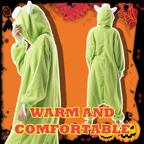Vista 7 de Beauty Shine - Mameluco unisex para adultos, disfraz de personaje de caricaturas para cosplay, Halloween, Navidad, ropa para dormir o estar en casa