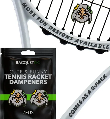 Vista 10 de Racquet Inc Regalos de Tenis - Amortiguadores de Vibración para Raqueta de Tenis - Absorbe Choques, Reduce la Vibración de las Cuerdas para Mejor