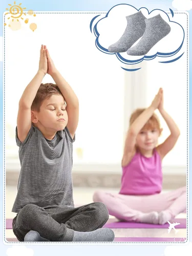 Vista 6 de 100 pares de calcetines de corte bajo unisex para niños recién nacidos calcetines de corte bajo calcetines invisibles para niños y niñas de 2 a 4