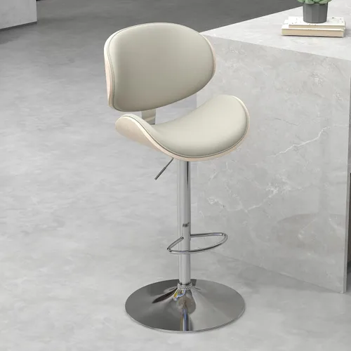 Vista 13 de civama Taburetes de bar 1 pieza para encimera de cocina, sillas de altura de barra ajustable, taburetes de bar giratorios modernos con asiento