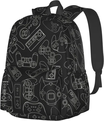 Vista 8 de Mochila de gran capacidad con diseño de calavera y floral, ligera, personalizada, para computadora portátil, tableta, mochila escolar de viaje