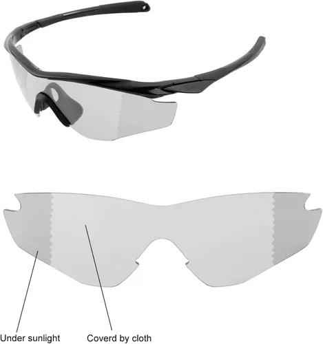 Vista 4 de Lentes de repuesto Walleva para gafas de sol Oakley M2 XL Múltiples opciones disponibles