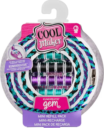 Vista 6 de Cool Maker, recambio de paquete de moda mini de caramelo KumiKreator, kit de actividades de pulseras de la amistad