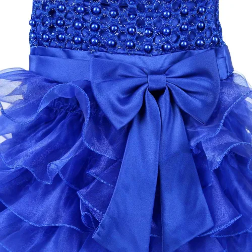 Vista 3 de Jup'Elle Baby Girl Dresses Ruffle Lace Pageant Party Wedding Flower Girl Dress