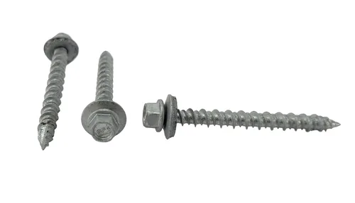 Vista 7 de Tornillos de techo de metal con cabeza hexagonal #9 x 1 Sello de arandela EPDM autoiniciable, autoadhesivo, techo y revestimiento de metal a