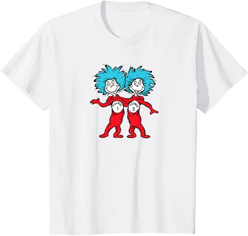 Vista 30 de Dr. Seuss Thing 1 Thing 2 Buddies - Camiseta Negro