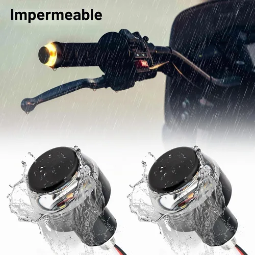 Vista 7 de Linkstyle - 2 señales de giro LED para motocicleta, luces de extremo