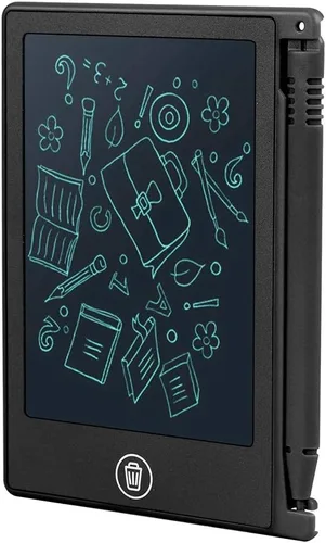 Vista 8 de Wendry Tablero de dibujo LCD, tableta de dibujo digital de 4.5 pulgadas para niños/niños, nota de recordatorio de lista de notas (negro)