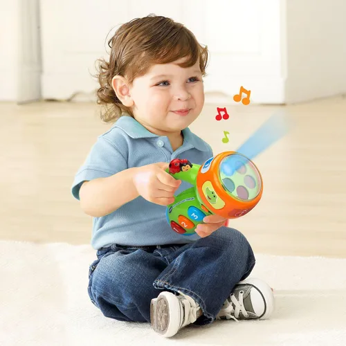 Vista 5 de VTech Spin and Learn Linterna de Color, Verde Lima