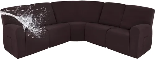 Vista 25 de Easy-Going - Funda 100% impermeable para sofá reclinable, fundas de sofá elásticas para sofás reclinables, funda de sofá seccional extra grande