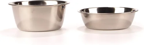 Vista 7 de BambooMN Comedero elevado para perros, soporte 100% bambú, 4 cuencos de metal para alimentos y agua, pequeño