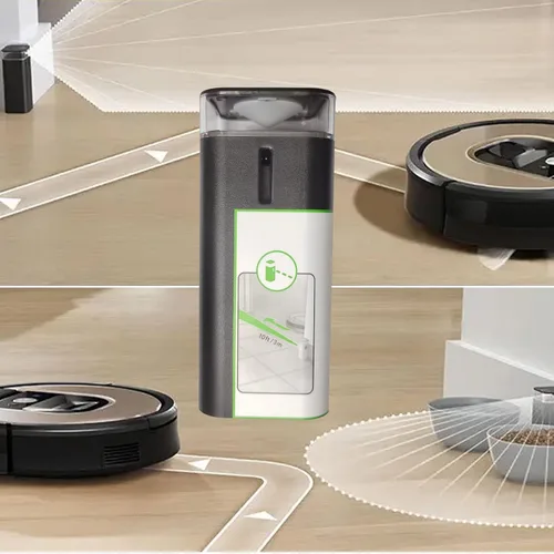 Vista 6 de Barrera de pared virtual de modo dual para Roomba, casa ligera compatible con iRobot Roomba 800 900 600 i S y E Series e5 e6 i4 i6 i7 i8 S9