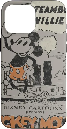 Vista 19 de Funda para iPhone 16 Disney 100 Mickey Mouse Steamboat Willie Sound Cartoon D100