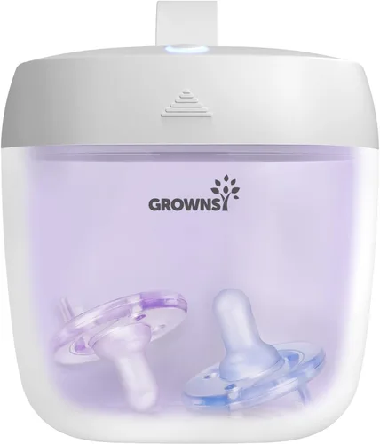 Vista 7 de GROWNSY Desinfectante de Chupones Portátil, Desinfectante de Luz UV Para Llevar, Estuche Desinfectante con Carga USB, Mini Desinfectante de Chupones
