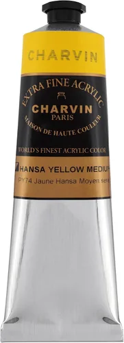 Vista 156 de Charvin Pintura acrílica profesional extrafina – verde absenta, tubo de 2.1 fl oz, pigmentos de triple fresado, resistente a la luz, pinturas
