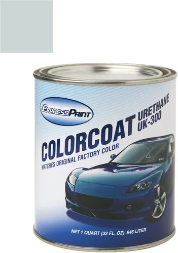 Vista 393 de Aerosol para pintura de retoque automotriz Dodge Stratus - Capa transparente metálica de acero plateado A4/DA4 - Paquete todo incluido
