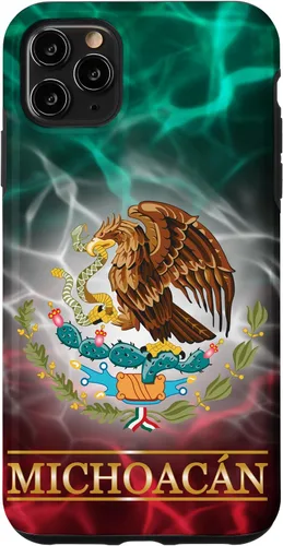 Vista 13 de Funda para iPhone 17 con la bandera de México de Michoacán - Orgullosa de las raíces mexicanas