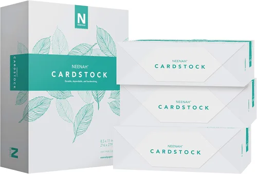 Vista 6 de Neenah Vellum Bristol Cartulina, Peso Ligero, 2 Paquetes de 325 Hojas/650 Hojas, 67 lb/147 gsm, 94 Brillo, 8.5" x 11" - ¡MÁS HOJAS! (91633-01)