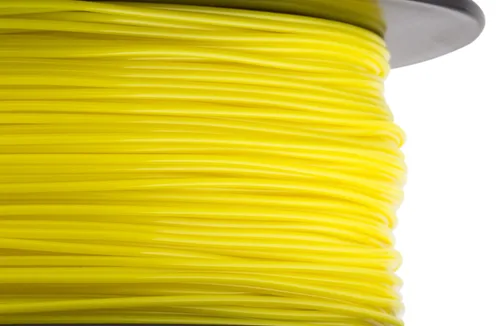 Vista 2 de HATCHBOX - Filamento de impresión 3D de ácido poliláctico de 0.069 pulgadas, color amarillo, carrete de 2.2 libras, precisión dimensional de +