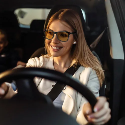 Vista 6 de Lentes de visión nocturna cuadrados clásicos para hombres y mujeres, antirreflejos, HD, polarizados, para conducir, pesca, golf, protección UV400