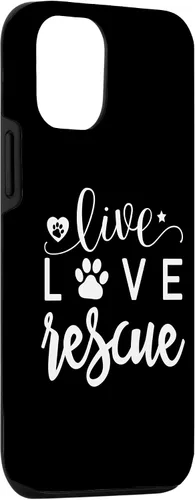 Vista 3 de iPhone 14 Love Rescue Rescue Pet Adoption Live Dog Shelter Forever Case