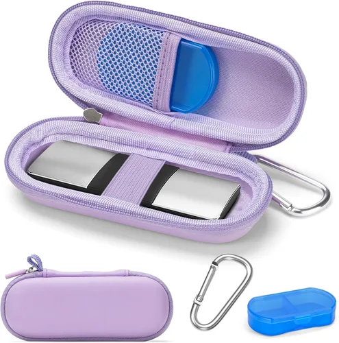 Vista 10 de Funda para monitor de electrocardiograma personal KardiaMobile de 1L 6L, estuche de transporte duro de viaje para AliveCor Kardia Heart Monitor