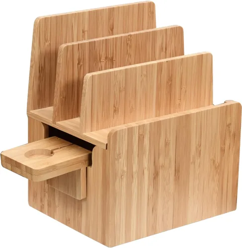 Vista 8 de MobileVision organizadores y estantes de bamboo, Apple reloj solo adaptador