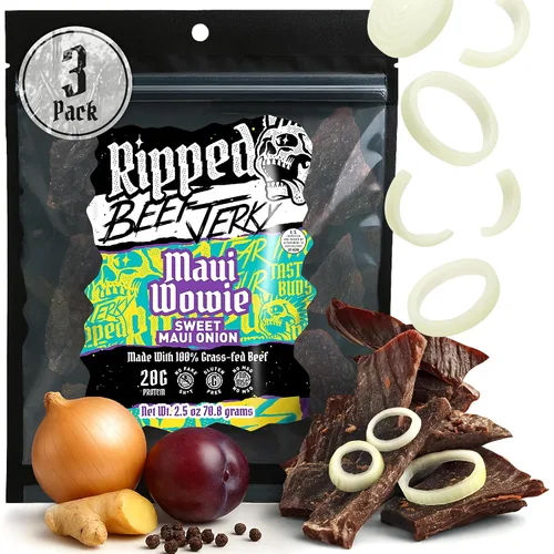 Vista 11 de Carne seca rasgada – 100% carne de res alimentada con hierba, 0.71 onzas de proteína, ingredientes reales, sin gluten, sin MSG, fabricado en Estados